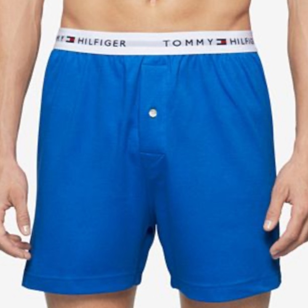 Tommy Hilfiger blue athletic knit boxers